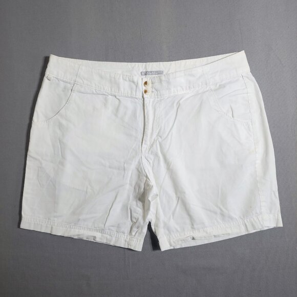 Columbia PFG shorts women's size 12 white colour Performance Fishing Gear - Picture 1 of 13